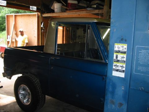 1969 Ford Bronco - have yet to install flair on passenger side