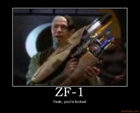 2000 Mercury Grand Marquis - A meme a character holding a weapon labeled ZF-1, with a humorous and threatening caption.