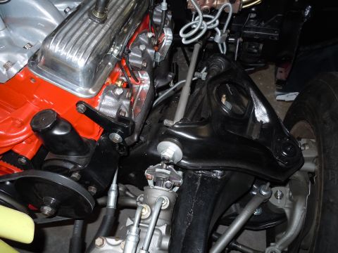 1972 Chevrolet Camaro - Engine and suspension components are visible in this close-up view.