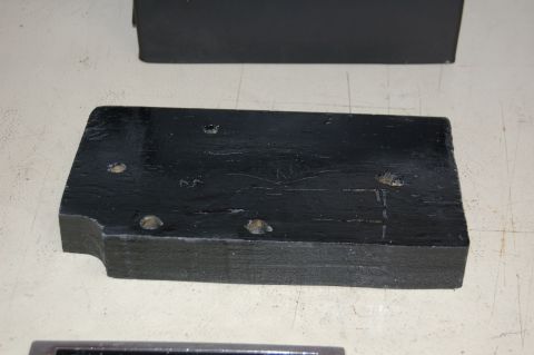 2007 Chevrolet Silverado 1500 - A black toolbox mounting bracket is shown, likely for a truck bed installation, with visible bolt holes and SuperMotors.net branding at the…