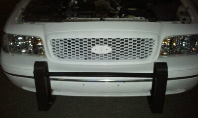 1998 Ford Crown Victoria - 1998 Ford P71 Tricky Vicky Body color grille mod whited out baby