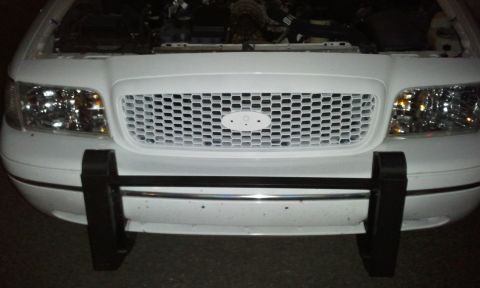 1998 Ford Crown Victoria - 1998 Ford P71 Tricky Vicky Body color grille mod whited out baby