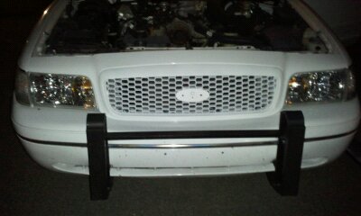 1998 Ford Crown Victoria - 1998 Ford P71 Tricky Vicky Body color grille mod whited out baby
