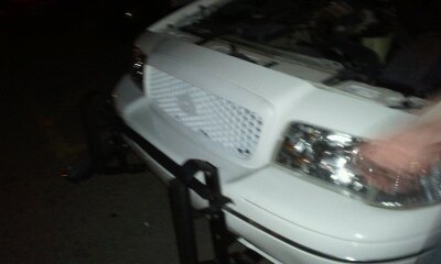 1998 Ford Crown Victoria - 1998 Ford P71 Tricky Vicky Body color grille mod whited out baby