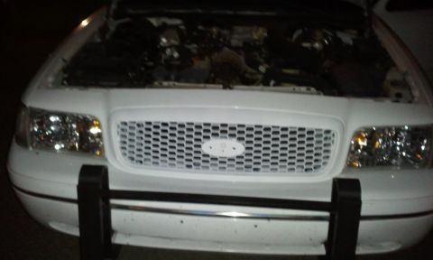 1998 Ford Crown Victoria - 1998 Ford P71 Tricky Vicky Body color grille mod whited out baby