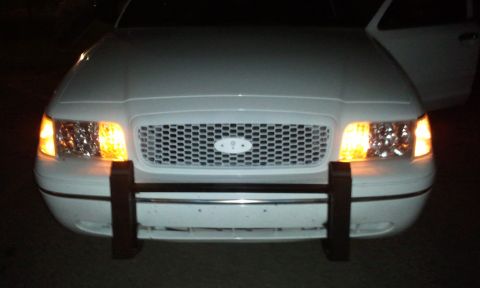 1998 Ford Crown Victoria - 1998 Ford P71 Tricky Vicky Body color grille mod whited out baby