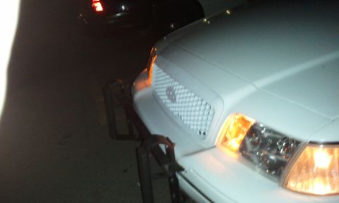 1998 Ford Crown Victoria - 1998 Ford P71 Tricky Vicky Body color grille mod-drivers side view whited out baby
