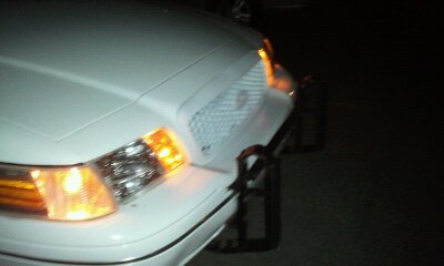 1998 Ford Crown Victoria - 1998 Ford P71 Tricky Vicky Body color grille mod-pass side view whited out baby