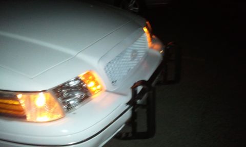 1998 Ford Crown Victoria - 1998 Ford P71 Tricky Vicky Body color grille mod-pass side view whited out baby