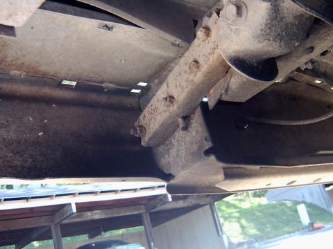 1982 Ford Bronco - another shot of the bumper attachment