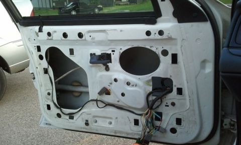 1998 Ford Crown Victoria - 2nd Drivers Window motor and mount replacement 6/12/11