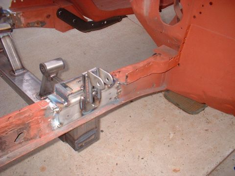 1964 Ford Fairlane - Finally got around to installing the Rod & Custom Motorsports MII IFS front end. Mocking everything up before final weld.