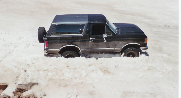 it took 7 hours, three sunburns, an unholy amount of work, and a winch to get out of this mess