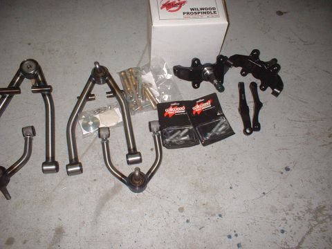 1969 Ford Torino - New Wilwood upper & lower arms & forged spindles.