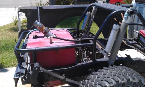 1992 Ford Ranger - Custom truck chassis with aftermarket fuel tank and suspension components. Supermotors.net logo is visible.