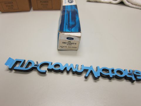 1991 Ford LTD Crown Victoria - Ford Crown Victoria LTD emblem, part number E8AZ-7425622-B, dated 09/16/96.