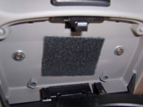 1983 Ford Bronco - Here is the unit all fastened to the ceiling of the cab. I used the original holes and screwed it directly to the cab roof. There is about…