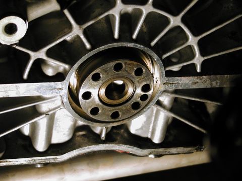 1996 Ford Probe - A detailed view of an internal engine part, possibly a flywheel or clutch assembly.