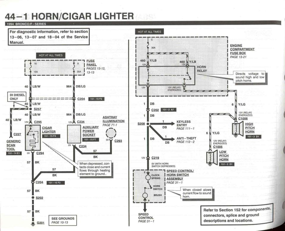 Horn/Cigar Lighter