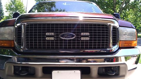 2000 Ford Excursion - Forgot to paint the mounts before I installed...will paint or powder coat them when I put the wire loom in.