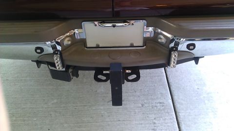 2000 Ford Excursion - Since moved horizontally along the bottom of the plate.