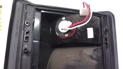 2000 Ford Excursion - Excursions and some E series vans have a third (top) unused reflector. Drilled a 1" hole and two screw mount holes and mounted a Whele…