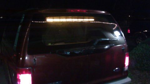 2000 Ford Excursion - Gen III bar - pic doesn't do it justice. Controller mounted just under the UHF/VHF radio face.