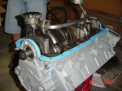 1989 Ford Bronco - Flipped it over again so I can install the one peice gasket