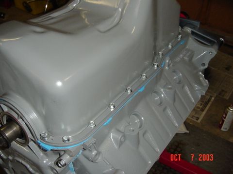 1989 Ford Bronco - Pan on with my new bolts