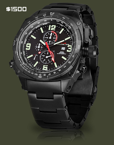 1993 Ford Bronco - A black chronograph watch with a metal band is displayed, showing a price of $1500.