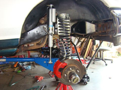1995 Ford F-150 - shocks, and brakes on. just need to bleed everything at this point!