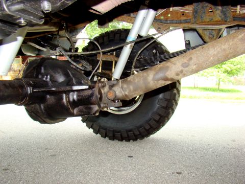 1995 Ford F-150 - pic after initial test drive. angle on u joint has since been fixed.
