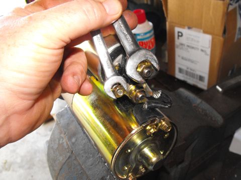 1986 Ford Bronco - 65 bucks brand new from RockAuto this week, brand new. Yeah there's metric on it. The hot lead is a 14mm nut and the signal wire nut is 10mm