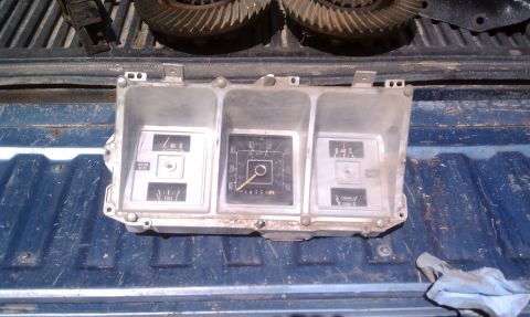 1979 Ford Bronco - Instrument cluster with gauges and odometer, likely from a truck or SUV of the late 1970s or early 1980s.