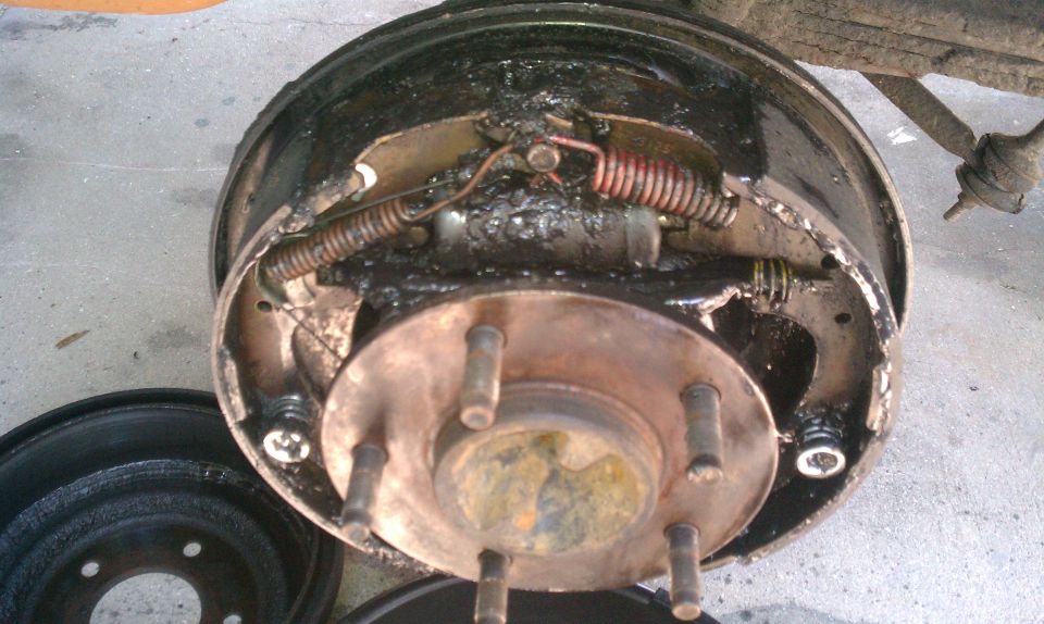 passenger side after 5 cans of brakleen