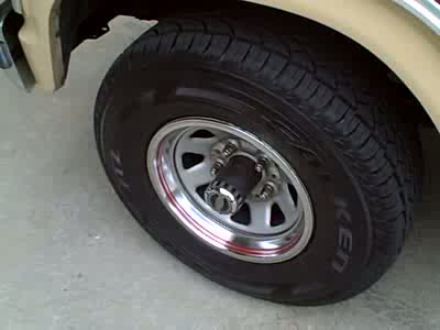1986 Ford Bronco - Dust Cover Boots & New Tires