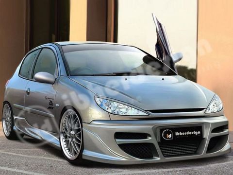 1991 Ford LTD Crown Victoria - This modified Peugeot 206 features an aggressive body kit and unique upward-opening doors.