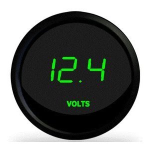 1994 Ford Bronco - A close-up of a digital voltmeter gauge displaying 12.4 volts, with the word 'VOLTS' clearly visible below the reading.