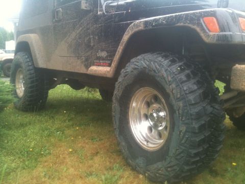 2005 Jeep Wrangler - This Jeep Wrangler Unlimited has a "Jeep Unlimited" badge visible on its side.