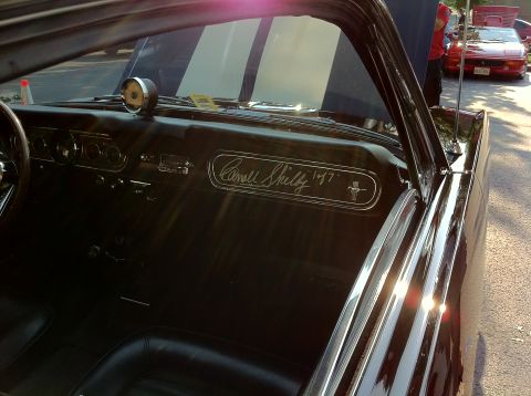 2010 Ford Falcon - The dashboard features a Carroll Shelby 1967 badge, indicating a classic Mustang variant.