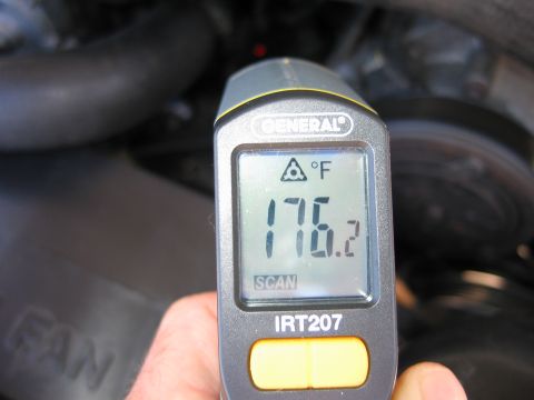 1992 Ford Bronco - Temp at the thermostat housing