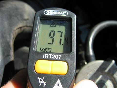 1992 Ford Bronco - temp at the lower radiator hose