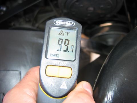 1992 Ford Bronco - temp into the water pump