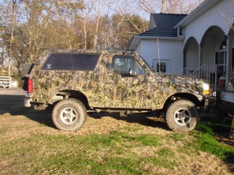 1993 Ford Bronco - After we put the paint job on.