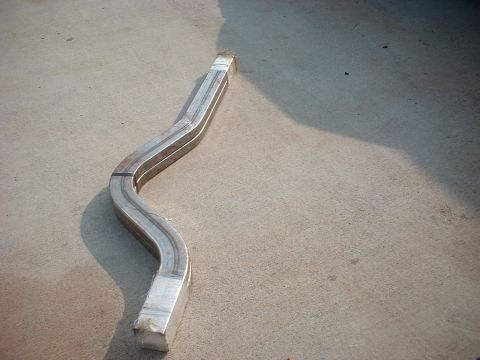 1969 Ford Torino - I had Steve @ Art Morrison's mandrel bend me up a new set of 2"x4" rear frame rails. I will cut off the existing 4-link rails & w…