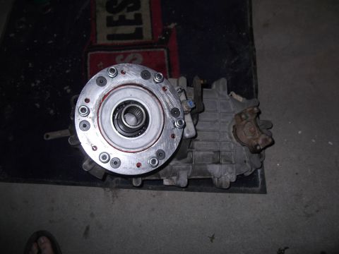 1989 Ford Bronco - Close-up view of a transfer case component, likely a part from a vehicle's drivetrain.