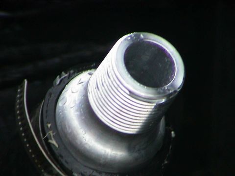 1979 Ford Bronco - This hose adapter is a little small but it will work
