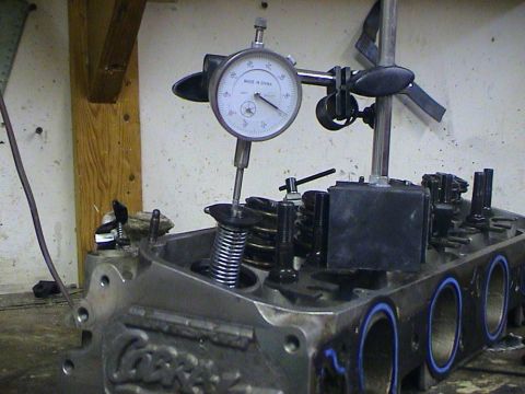 1979 Ford Bronco - Checking the checking spring I will need .080 intake and .100 exhaust.