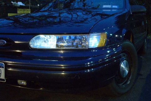 1993 Ford Taurus - ...and after the polishing. Now if I could only get my signal lights to really be that color...