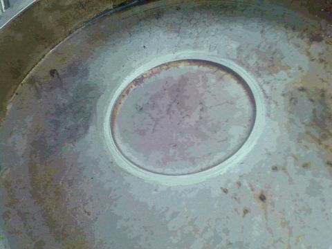 1981 Ford Bronco - This image shows a close-up of a wheel cover, not a 1981 Ford Bronco.